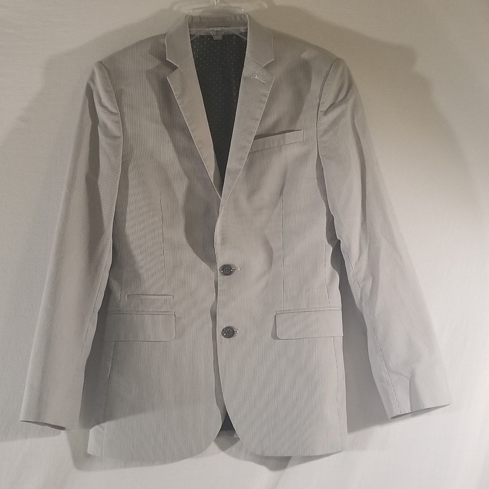 Express Photographer Stripped Blazer